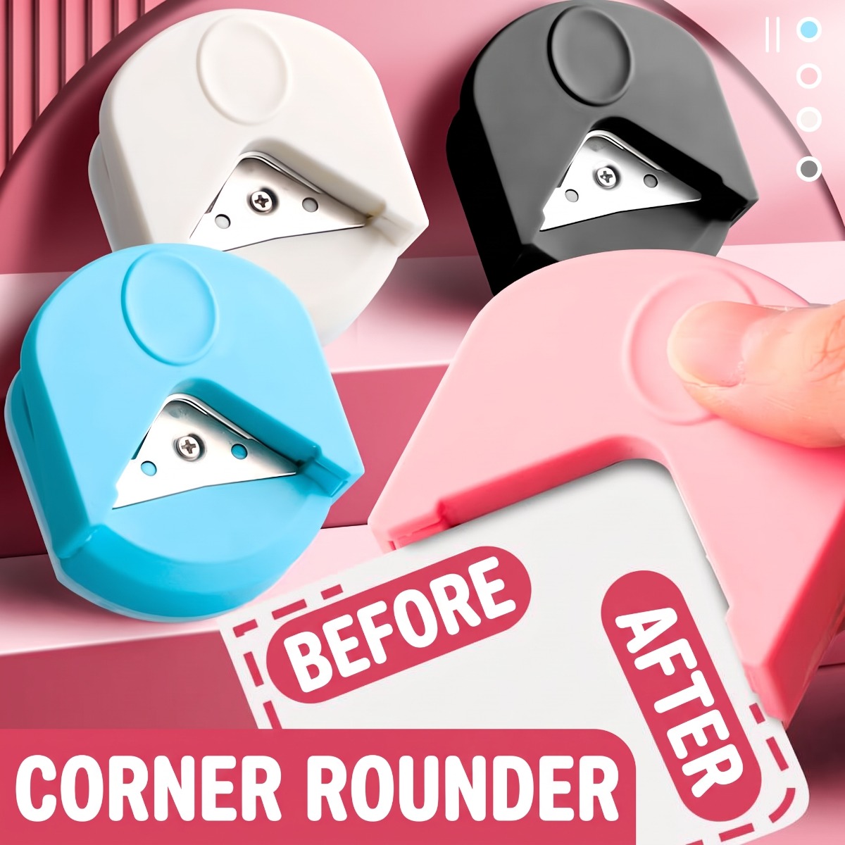 R4 Round Corner Puncher Circle - Embellishments For Scrapbooking recension och pris
