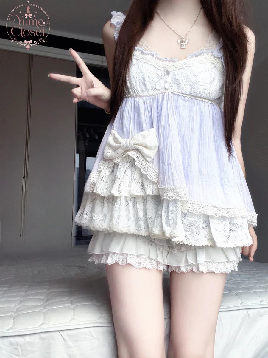 Coquette Ryousangata Dollcore  - Elastic Lace Trim recension och pris