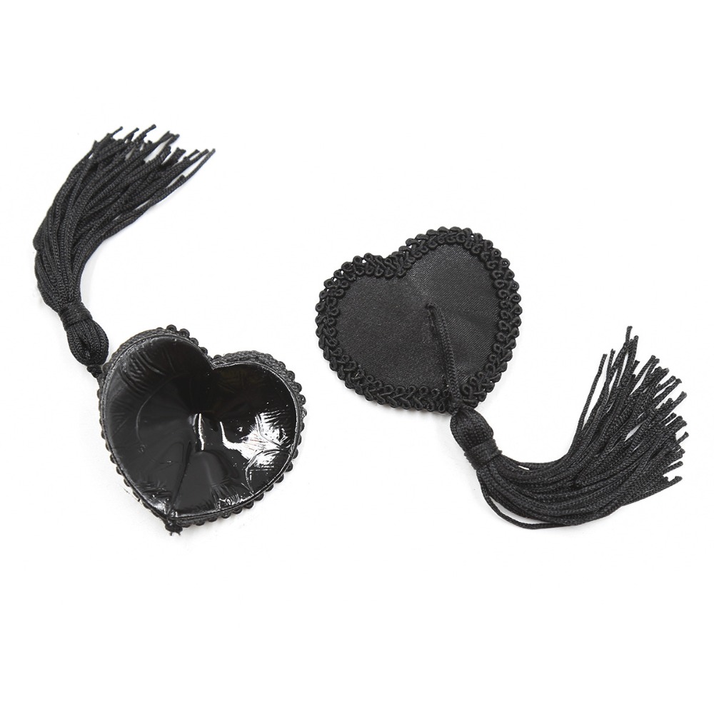 Women Heart Lace Nipple Covers - Tassel Fringe Trim recension och pris