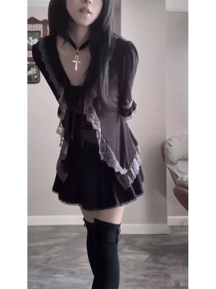 Japanese Vintage Sweet Lolita  - Elastic Lace Trim recension och pris