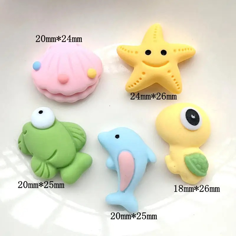 10PCS resin Kawaii color carto - Embellishments For Scrapbooking recension och pris