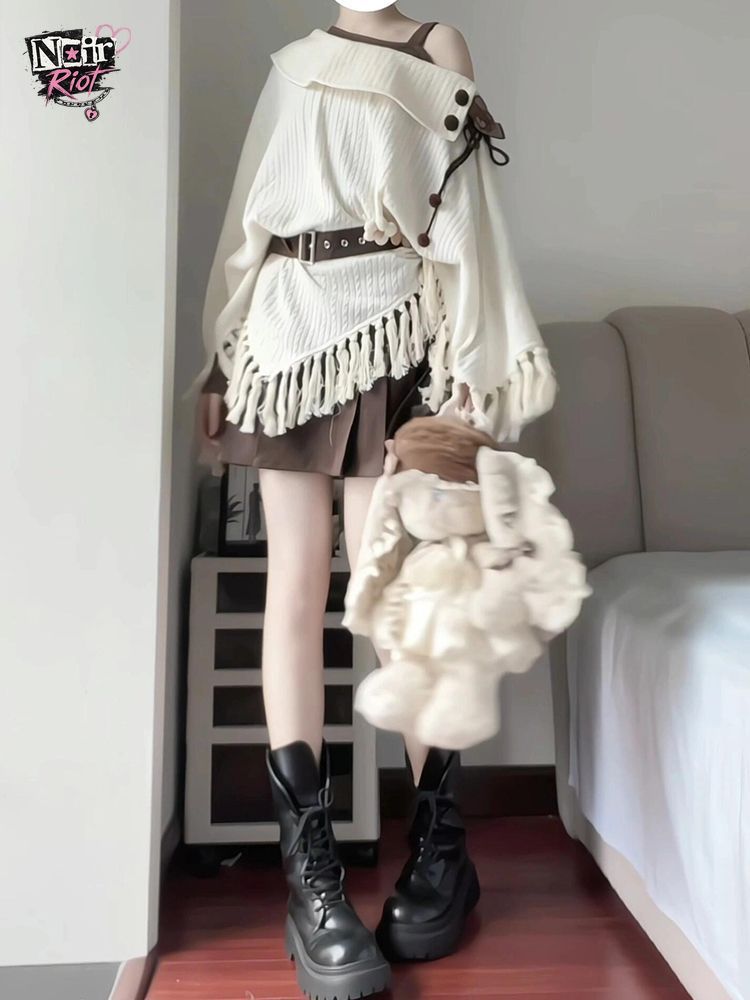 Japanese Vintage Mori Kei 2pcs - Tassel Fringe Trim recension och pris