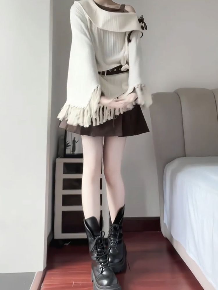Japanese Vintage Mori Kei 2pcs - Tassel Fringe Trim recension och pris