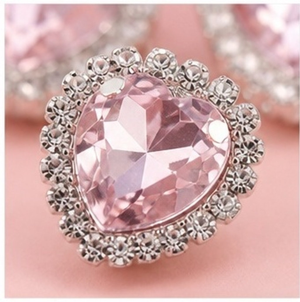 30Pcs Heart Sewing Rhinestone  - Embellishment Glue Craft recension och pris