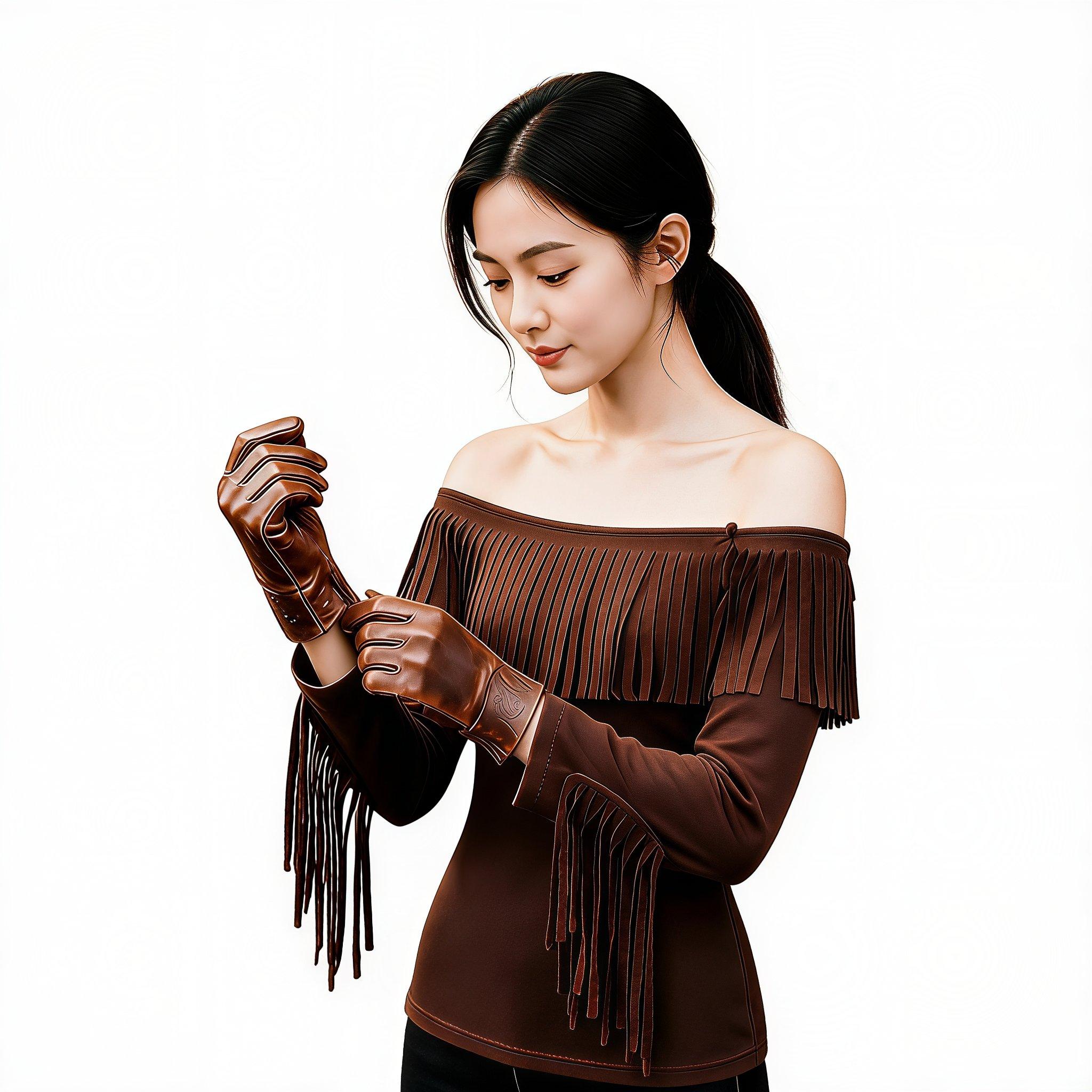 Women Western Cowgirl Dress Of - Tassel Fringe Trim recension och pris